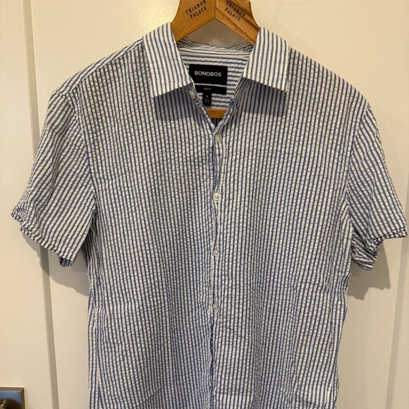 Bonobos Men's Med Short Sleeve Button Down Shirt - Picture 1 of 3